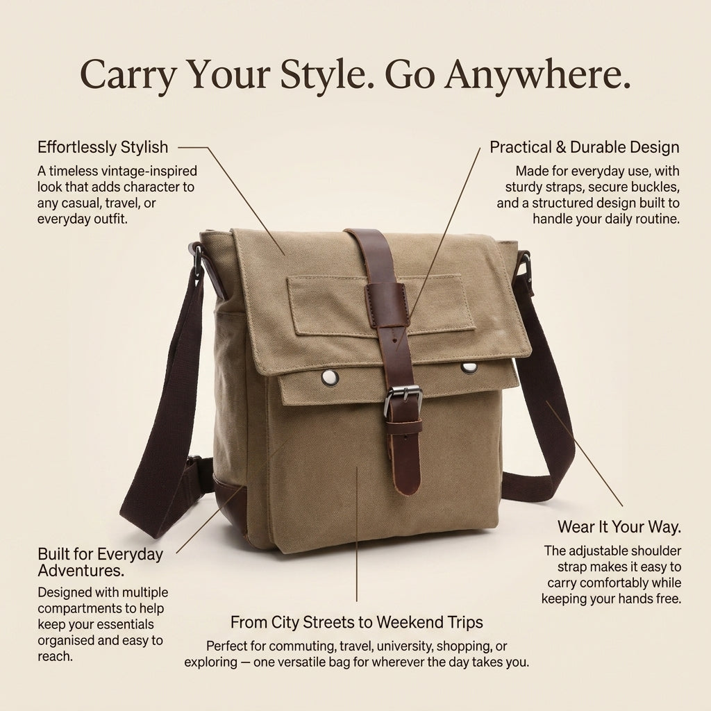 Avero Collective Messenger Bag